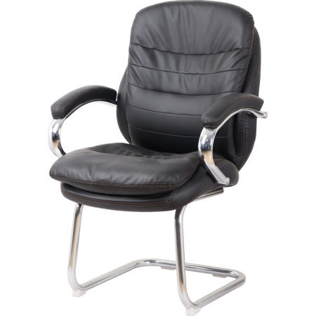 Конференц-кресло Easy Chair 515V PU чёрное (экокожа,  металл)