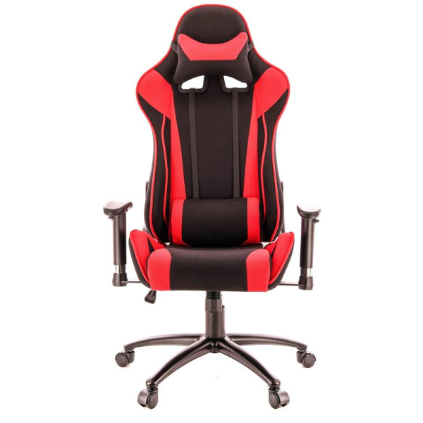 Кресло игровое Everprof Lotus S4 красное/черное (ткань, металл)