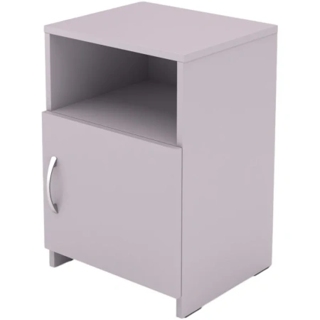 Тумба прикроватная Комус Мебель МДО (серый, 400х360х582 мм)