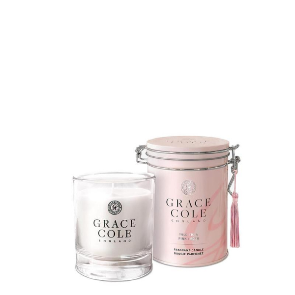 Свеча ароматическая Grace Cole Дикий инжир и розовый кедр (11x11x17)