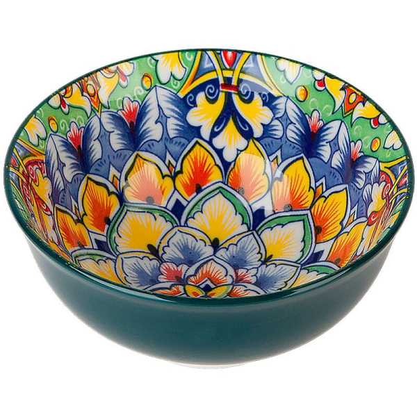 Салатник фарфоровый Nouvelle Home Arabesque 300 мл разноцветный 12 штук  в упаковке (0860019)