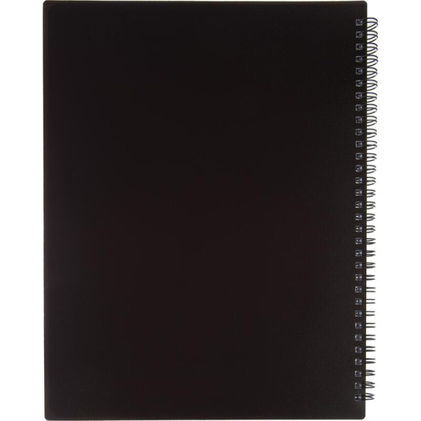 Бизнес-тетрадь Attache Selection Восток А4 80 листов черная в клетку на  спирали (218x294 мм)