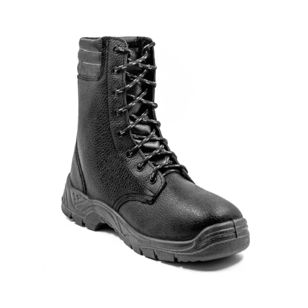 Ботинки высокие рабочие зимние мужские Baltsafety 3219М ПУ из  натуральной кожи черные (размер 42)