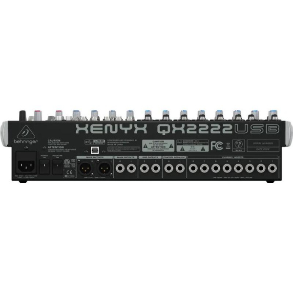 Микшерный пульт Behringer QX2222USB (A043694) Микшерный пульт Behringer QX2222USB (A043694)