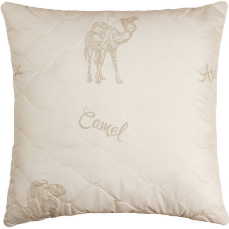 Подушка Эльф Верблюжья шерсть 68х68 см холфитекс/микросатин Подушка Эльф Верблюжья шерсть 68х68 см холфитекс/микросатин