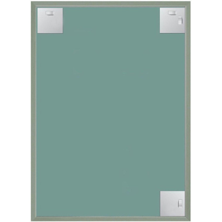 Зеркало настенное Комус Мебель (зелёный, 540х740 мм)