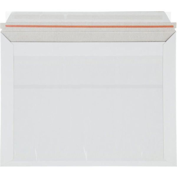 Конверт курьерский белый с карманом Bong 265х340 мм картон 280 г/кв.м  (10 штук в упаковке)