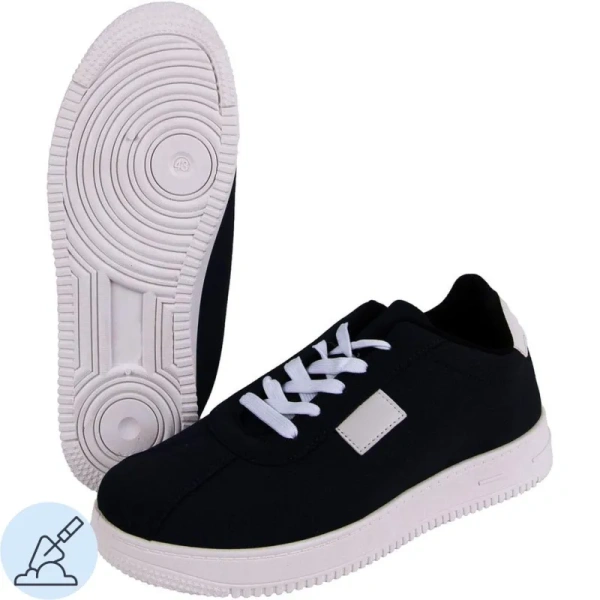 Кроссовки Line ПВХ из велюра синие размер 38