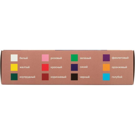 Краски акриловые Гамма 12 цветов по 20 мл Краски акриловые Гамма 12 цветов по 20 мл