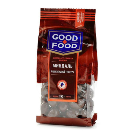 Миндаль в шоколадной глазури GF 150 г