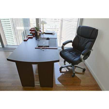 Коврик напольный для паркета/ламината Clear прозрачный (квадратный, поликарбонат, 900x900 мм)