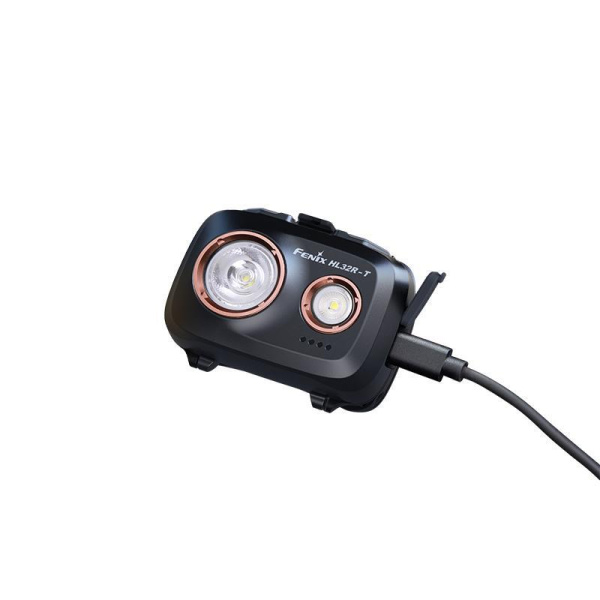 Фонарь налобный Fenix HL32R-T аккумуляторный (входит в комплект)  (HL32RTbk)