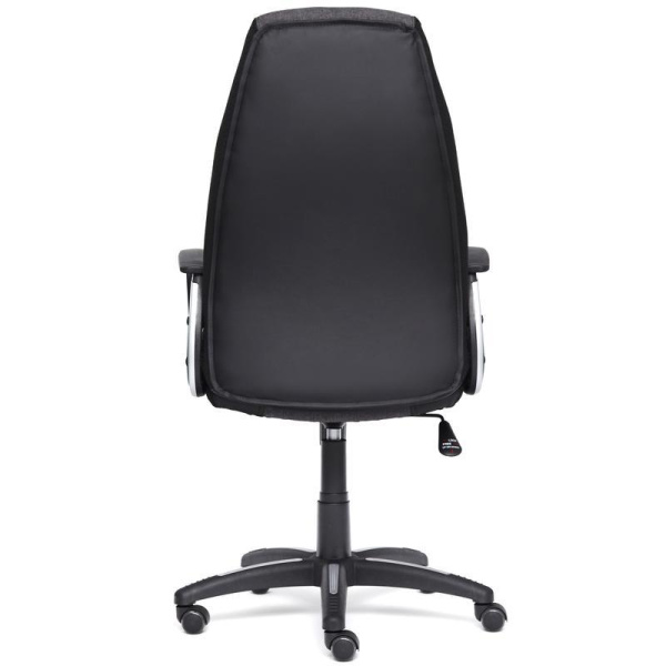 Кресло игровое Easy Chair Impreza черное/серое/металлик (искусственная кожа/сетка/ткань/пластик)