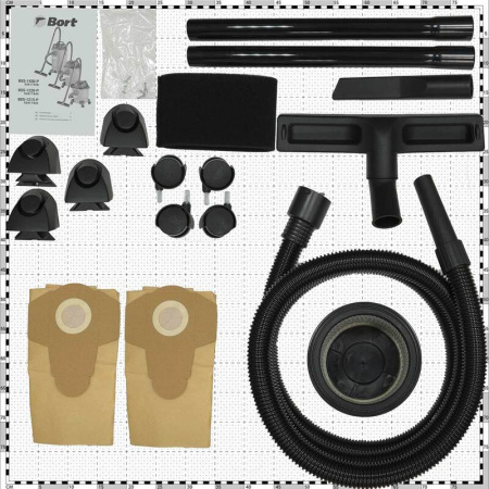 Пылесос строительный Bort BSS-1215-P (93417432)