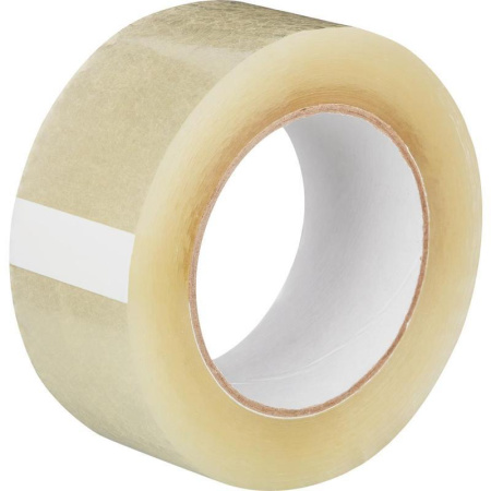 Клейкая лента упаковочная 48 мм х 132 м 45 мкм прозрачная (54 штуки в упаковке)