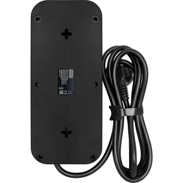 Сетевой фильтр Powercom SP-08 USB03AB на 8 розеток 1.8 метра