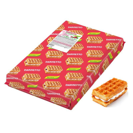 Вафли Дарлетто мягкие со взбитыми сливками с клюквой 1.08 кг
