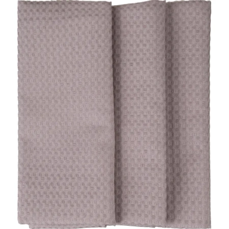 Полотенце вафельное Luscan 40х70 см 3 штуки в упаковке