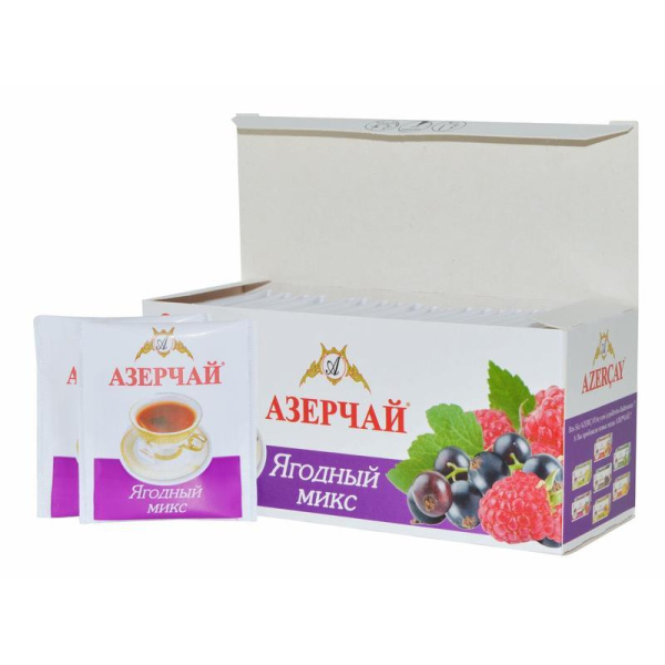 Чай Азерчай ягодный 25 пакетиков