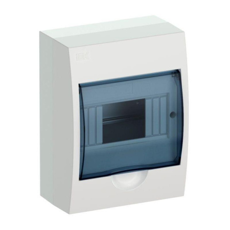 Бокс пластиковый навесной 1 ряд 6 модулей ЩРН-П-6 IP41 IEK  (MKP12-N-06-40-20)