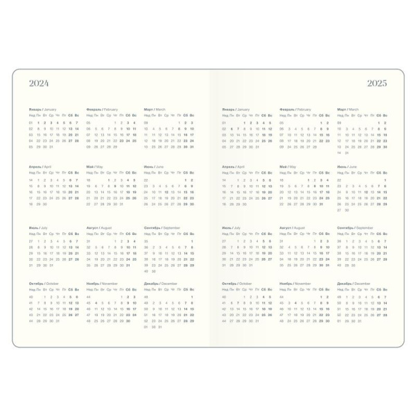 Ежедневник датированный 2024 год Infolio Soft искусственная замша А5 176  листов серый