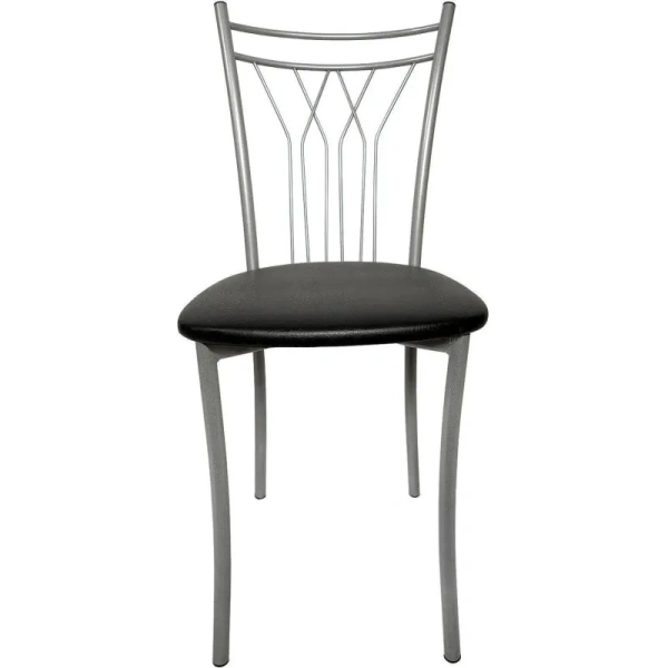 Стул обеденный Акапелло чёрный полимер (искусственная кожа, сталь)