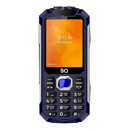 Мобильный телефон BQ-2819 Tank Quattro синий