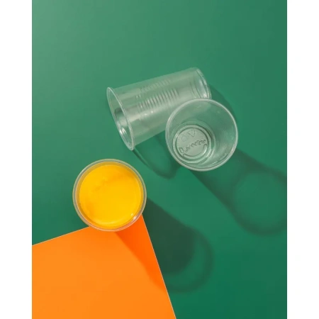 Стакан одноразовый пластиковый 200 мл прозрачный 100 штук в упаковке Комус Стандарт Стакан одноразовый пластиковый 200 мл прозрачный 100 штук в упаковке Комус Стандарт