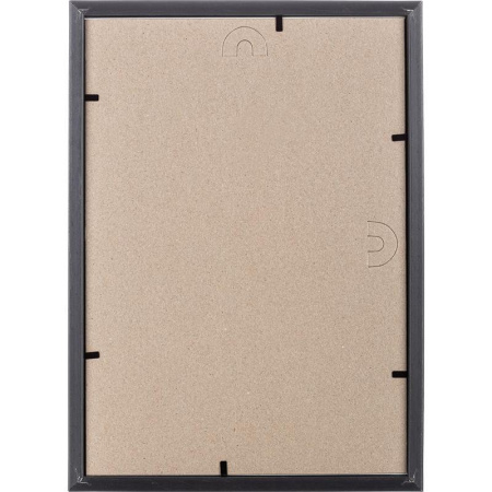 Рамка с паспарту Зебра А4 21x30 см пластиковый багет 14 мм серебристая