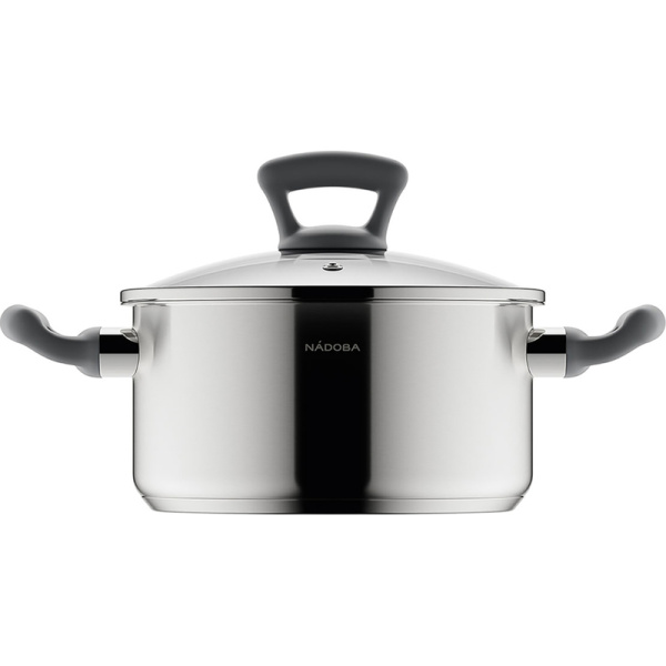 Кастрюля Nadoba Vikki 3 л нержавеющая сталь с крышкой