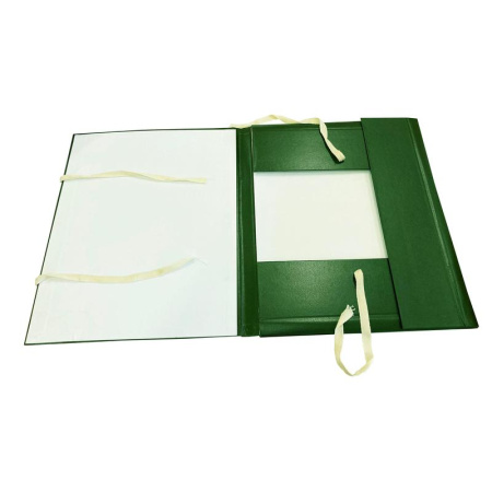 Папка архивная на 4-х завязках Эврика А4 60 мм (270х360 мм)  картон/бумвинил до 600  листов