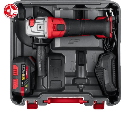 Шлифмашина угловая аккумуляторная ЗУБР УШМ-18-125-41