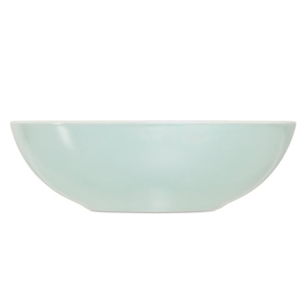 Тарелка суповая керамика Fioretta Scandy Mint 182 мм голубая (артикул   производителя TDP468)