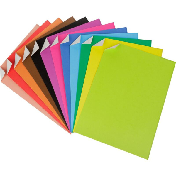 Картон цветной №1 School ColorPics (203x283 мм, 24 листа, 12 цветов,  мелованный)