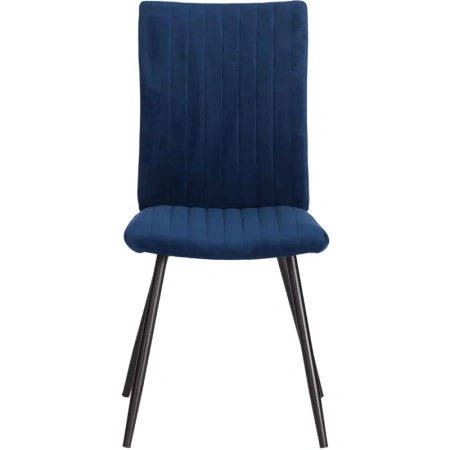 Стул обеденный Комус Мебель Fresno синий (ткань, металл)