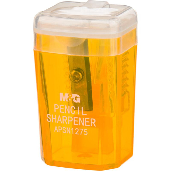 Точилка для карандашей M&G с контейнером пластиковая