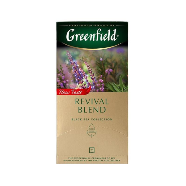 Чай Greenfield Revival Blend черный 25 пакетиков