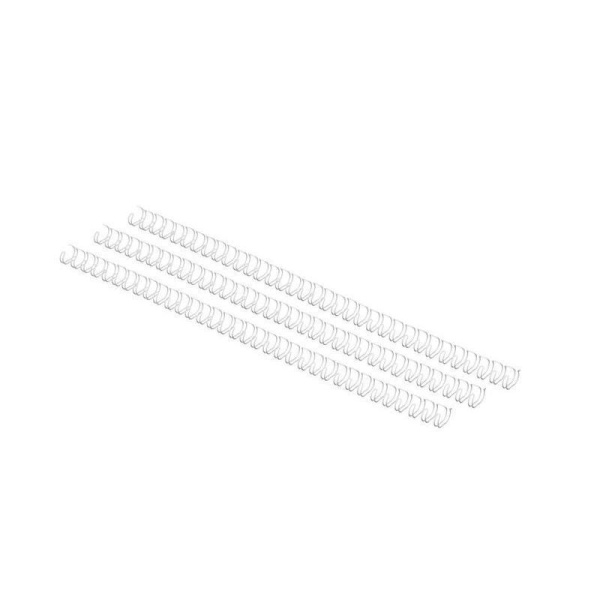 Пружины для переплета металлические Fellowes 8 мм белые (100 штук в упаковке)