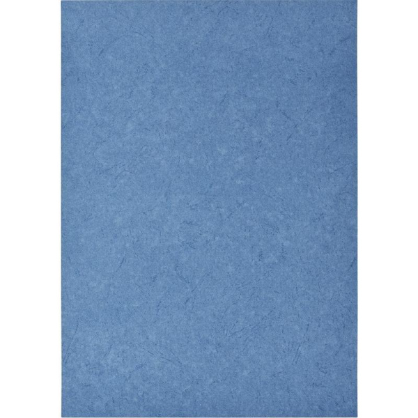Обложки для переплета картонные ProMega Office голубые, кожа, А4, 230г/м2,