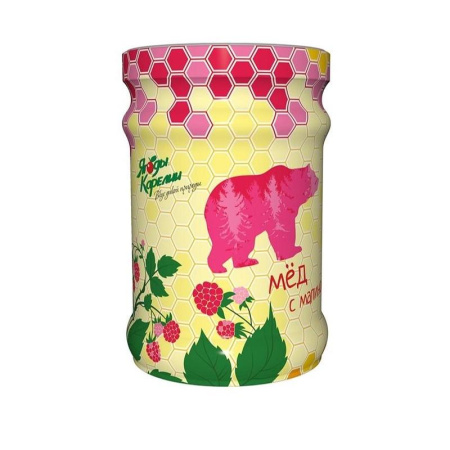 Мед Ягоды Карелии с малиной 320 г