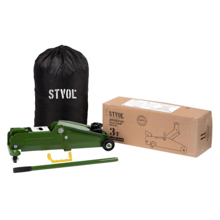 Домкрат гидравлический подкатной Stvol 3 тонны 133 мм (SDF3385)