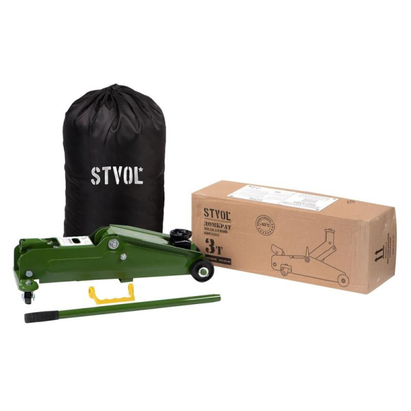 Домкрат гидравлический подкатной Stvol 3 тонны 133 мм (SDF3385)