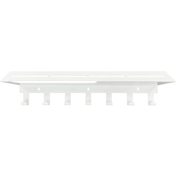Полка для полотенца с крючками Liria RL2051W (белый)