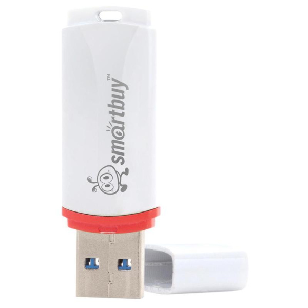 Флеш-память SmartBuy Crown 64 Gb USB 2.0 белая