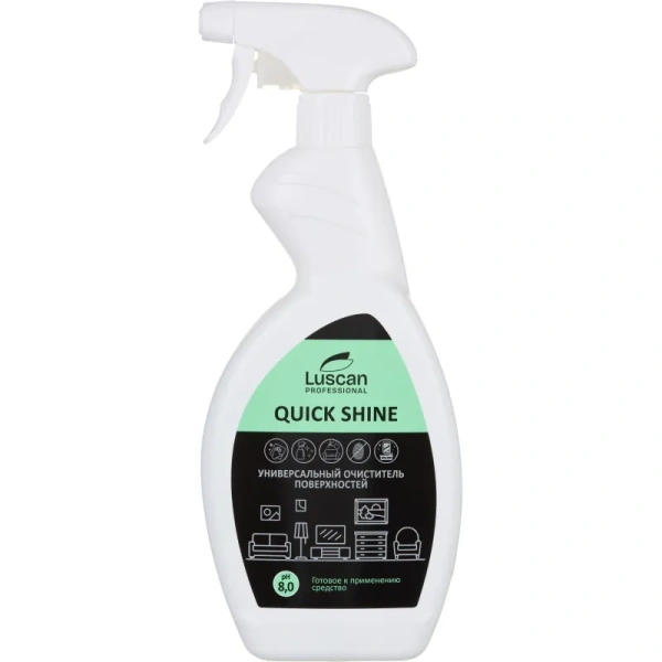 Моющее средство для ежедневной уборки Luscan Professional Quick Shine  500 мл (готовое к применению средство)