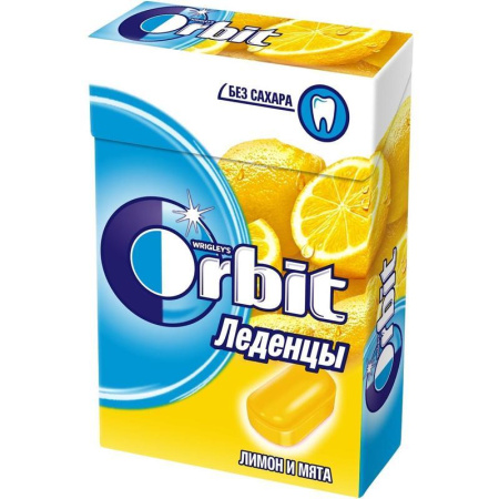 Леденцы Orbit Лимон и мята 35 г