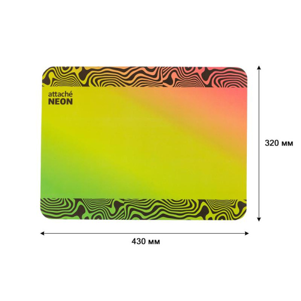 Коврик на стол Attache Neon 430х320 мм