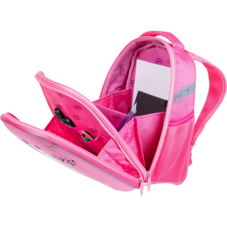 Ранец Комус Класс Light Friendly cats розовый с двумя отделениями