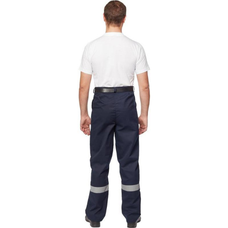 Костюм рабочий летний мужской л05-КБР с СОП синий/васильковый (размер 48-50, рост 170-176)