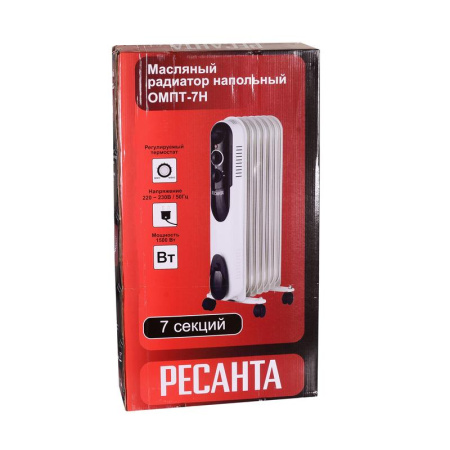 Радиатор масляный Ресанта ОМПТ-7Н